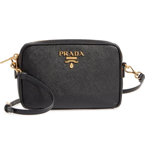 prada camera bag saffiano|More.